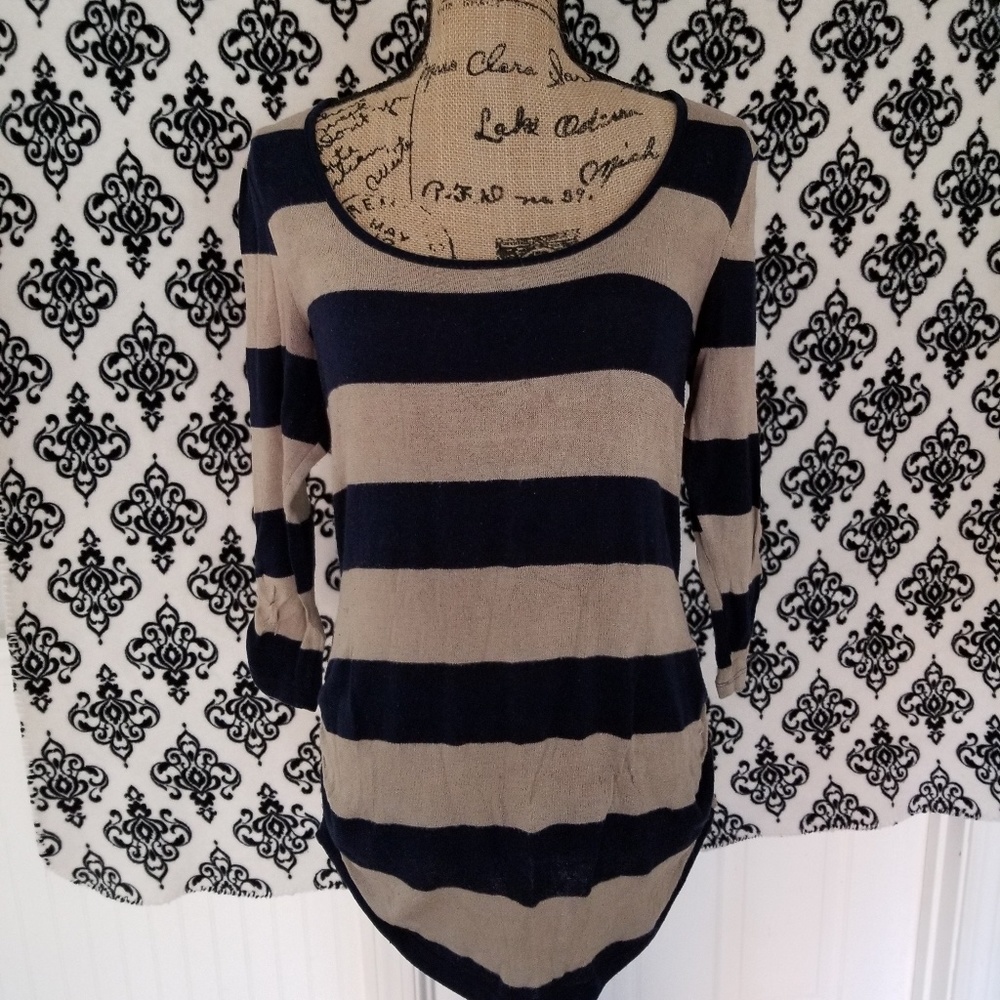Blue & Beige Shirt